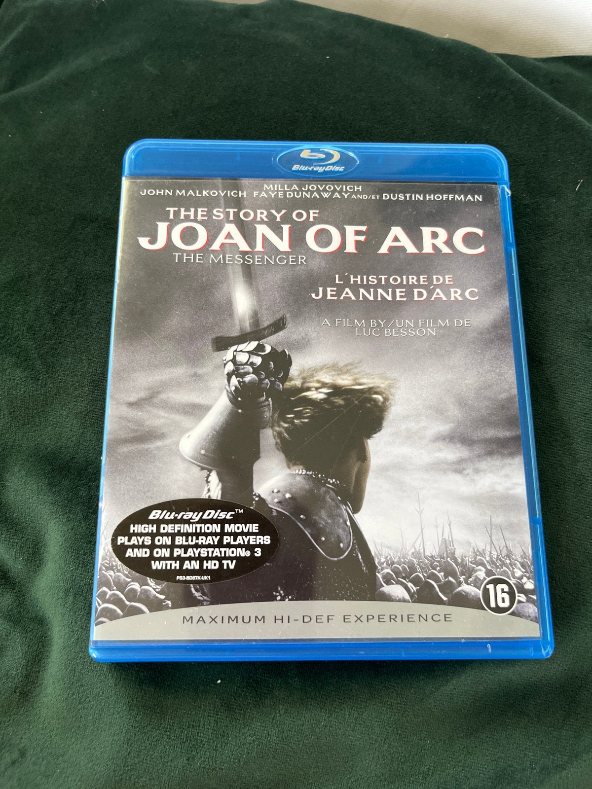 The Messenger: The Story of Joan of Arc Blu-ray, Engels, Vanaf 16 jaar, Nederlands, Film
