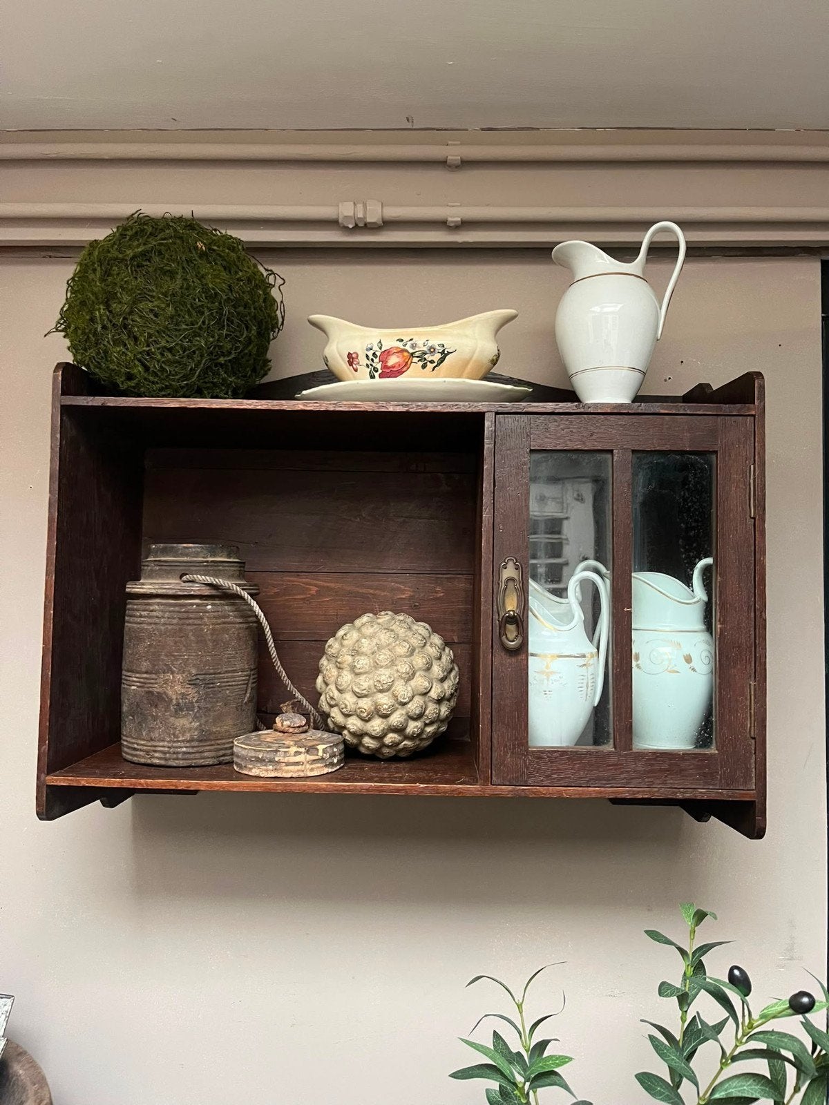 hang kastje,bijbelkastje,muurkastje vintage,landelijk, Ophalen, X, X, X
