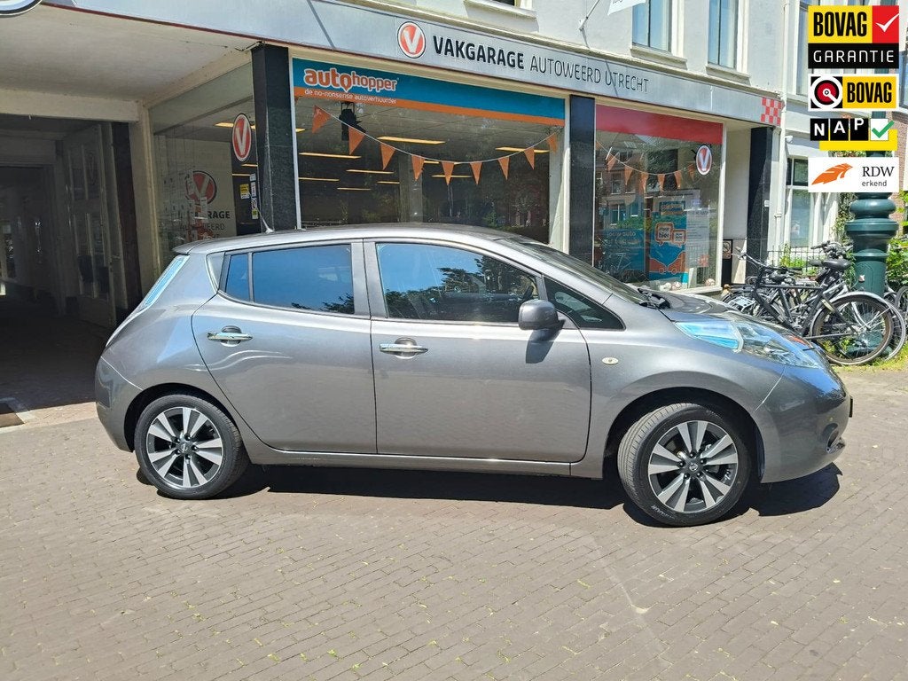 Nissan LEAF Business Edition 30 kWh SOH 63,0 %, Auto's, Nissan, Stof, Gebruikt, 199 km, Blauw