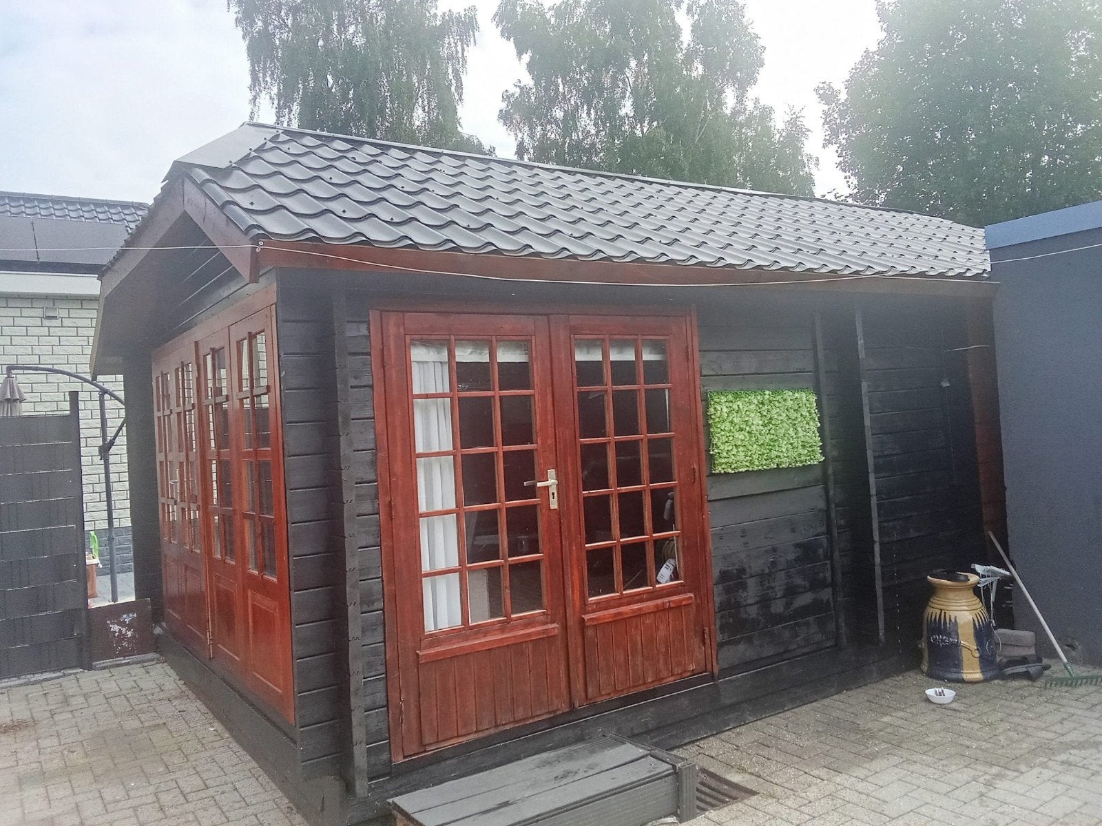 Blokhut / chalet / tinyhouse 47, Gebruikt, 3 ramen of meer, Blokhut, Ophalen of Verzenden