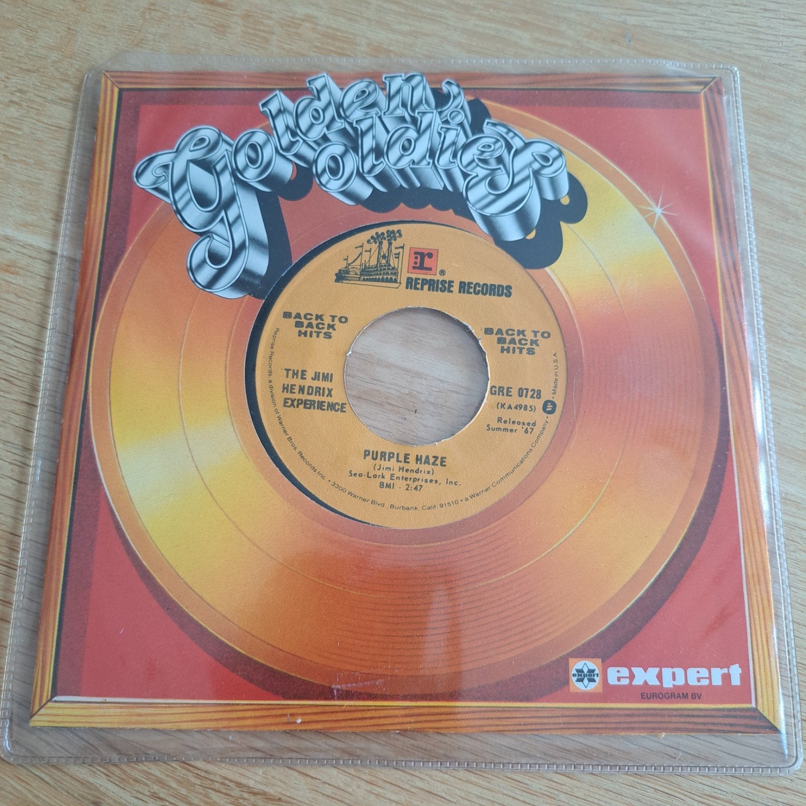 The Jimi Hendrix Experience - Purple Haze / Foxy Lady (US), 7 inch, Import, Ophalen of Verzenden, Zo goed als nieuw