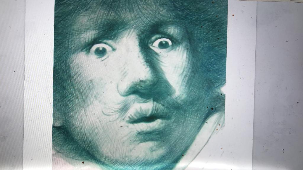 Zelfportret Rembrandt van De Kunstfabfriek, Ophalen