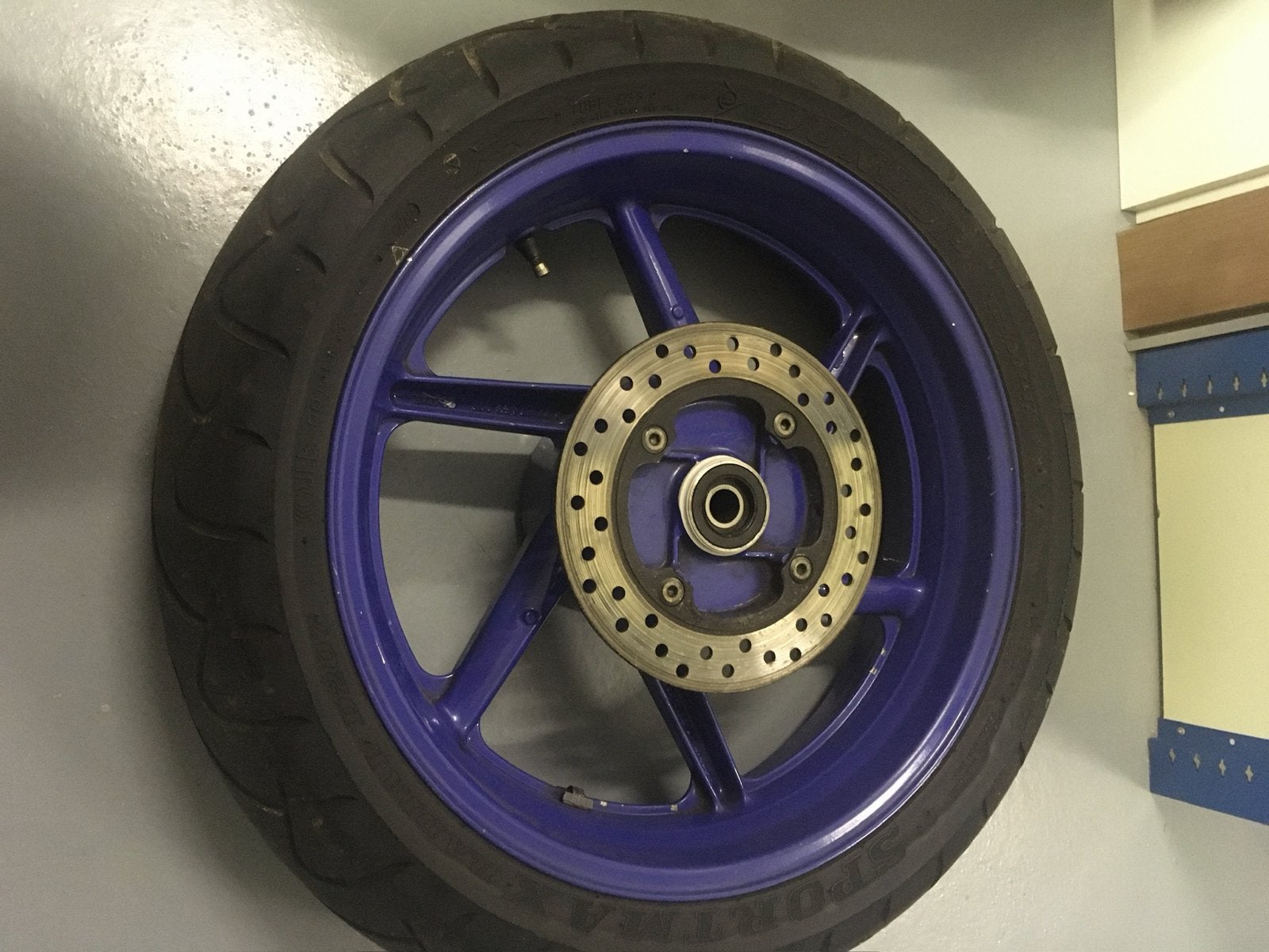 Honda CBR 600 F2 PC25 Achterwiel met tandwiel en remschijf, Ophalen of Verzenden, Gebruikt