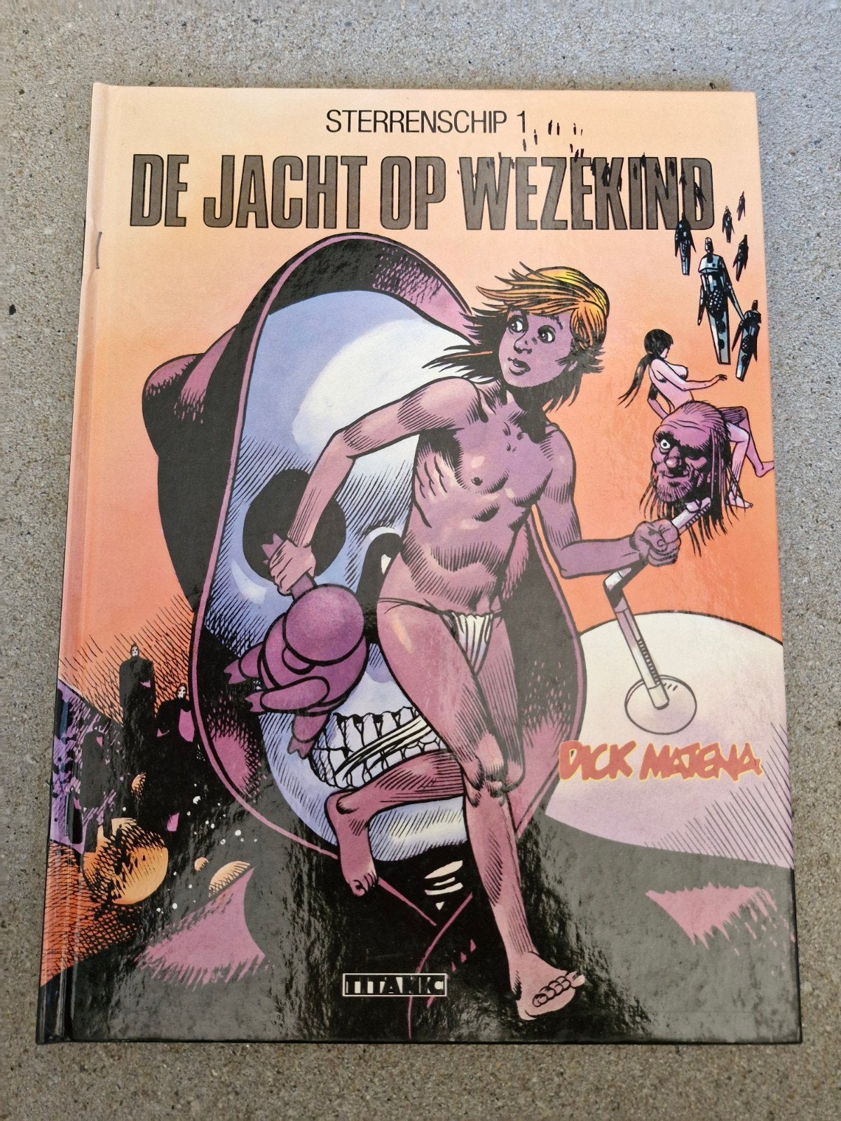Sterrenschip 1: De Jacht op Wezekind - Dick Matena, Boeken, Eén stripboek, Ophalen of Verzenden, Gelezen, Dick Matena