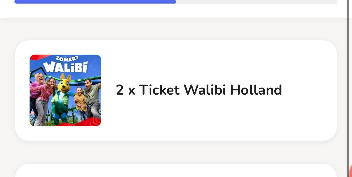 Walibi tickets 2x, Tickets en Kaartjes, Twee personen, Overige soorten, Pretpark