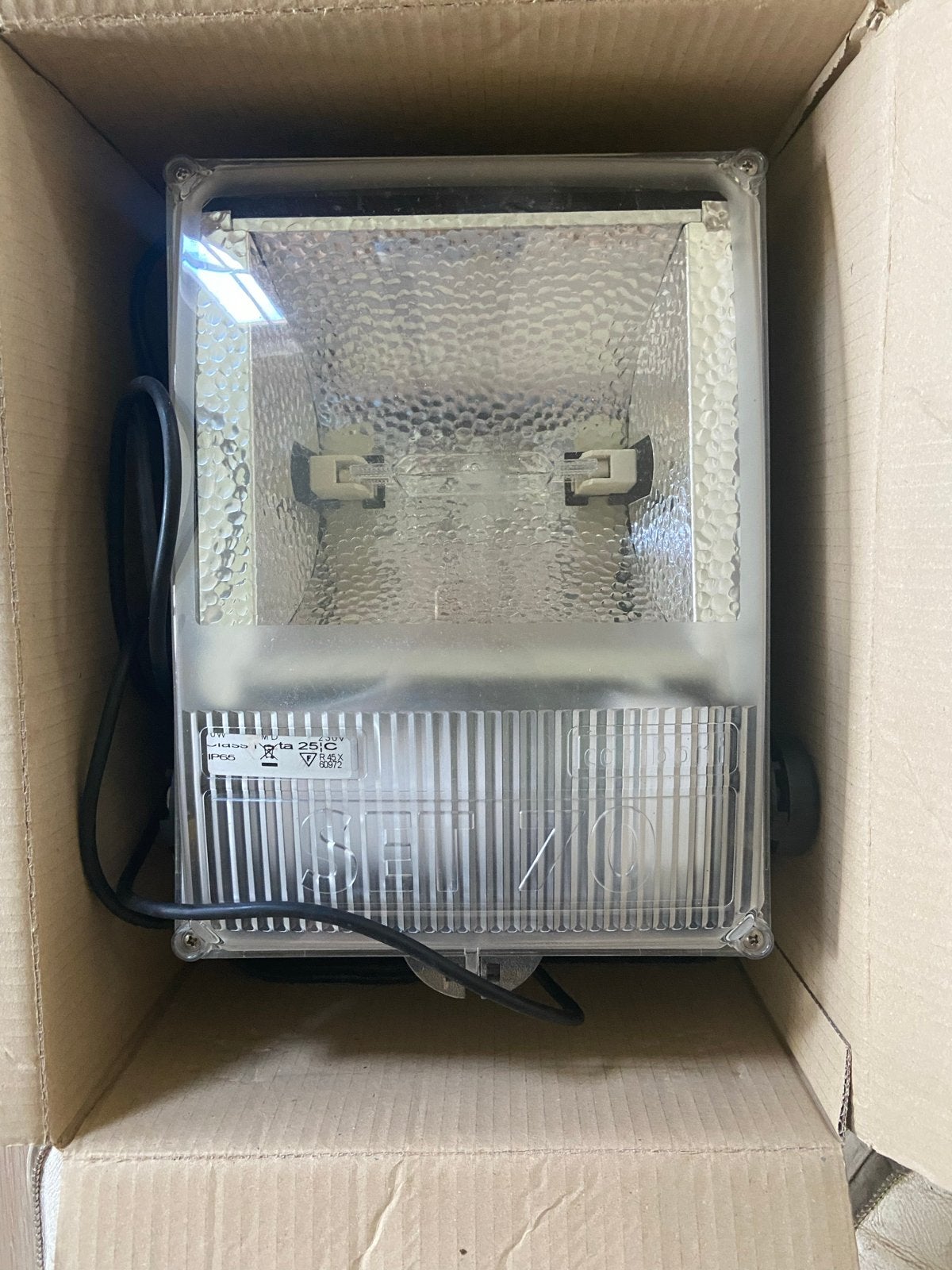 Buitenstraler HQI-TS 70 Watt - Nieuw in doos, Overige materialen, Overige typen, Nieuw, Ophalen of Verzenden