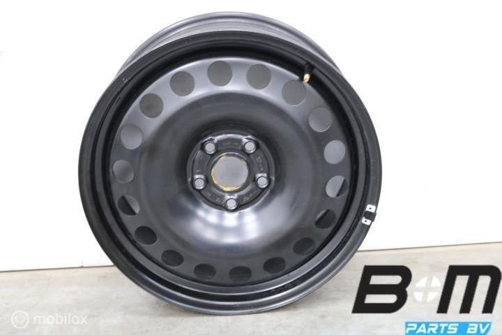 Org. 18 inch stalen velgen ID.3 / VW Golf / Caddy! 1EA601027, Gebruikt, Velg(en)
