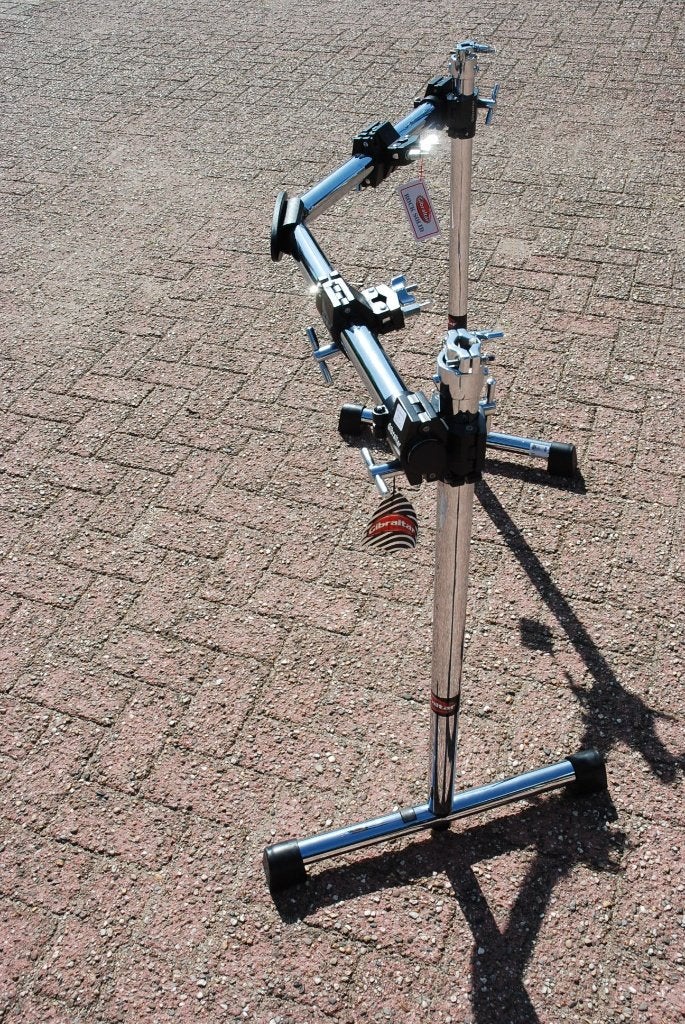 Gibraltar Drumrack curved met twee klemmen  <26261623>, Gebruikt, ., Drums of Percussie, Gibraltar