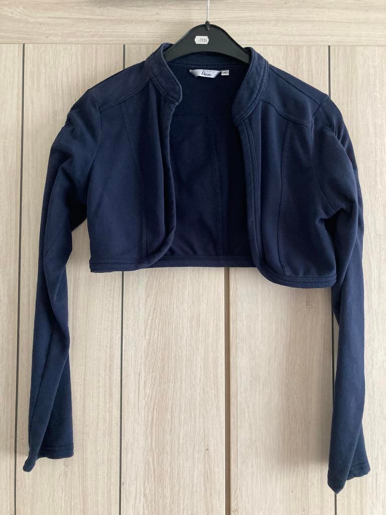 Korte bolero miss etam maat m, Maat 38/40 (M), Blauw, Ophalen of Verzenden, Zo goed als nieuw
