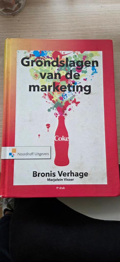 Bronis Verhage - Grondslagen van de marketing, Ophalen of Verzenden, Zo goed als nieuw, Economie en Marketing, Bronis Verhage; Marjolein Visser