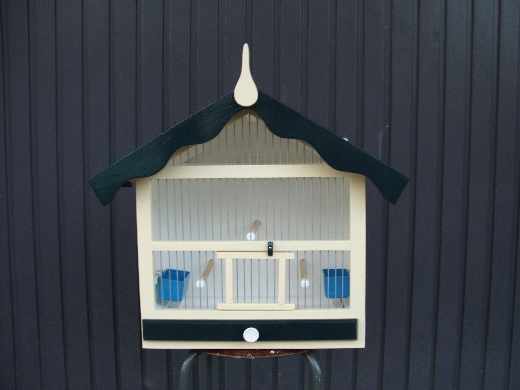 Kleine kooi, Dieren en Toebehoren, Vogels | Hokken en Kooien, Ophalen, Nieuw, Hout, Vogelkooi