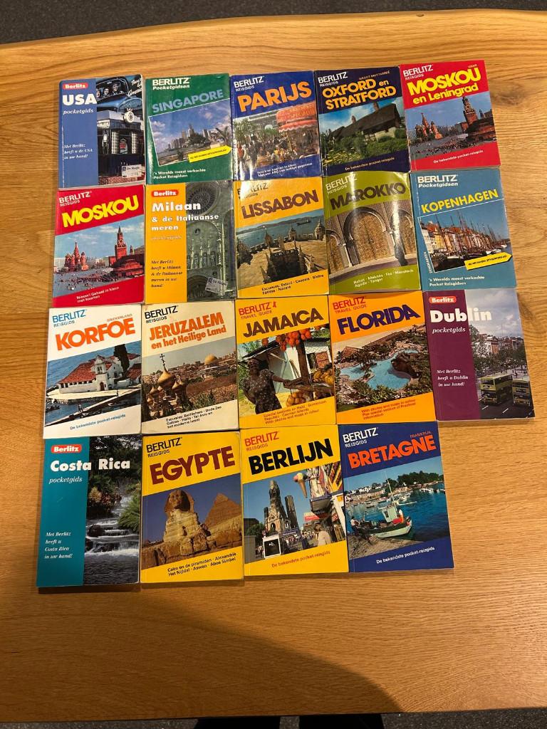 Berlitz reisboeken 19 stuks, Boeken, Reisgidsen, Europa, Ophalen of Verzenden, Reisgids of -boek, Gelezen