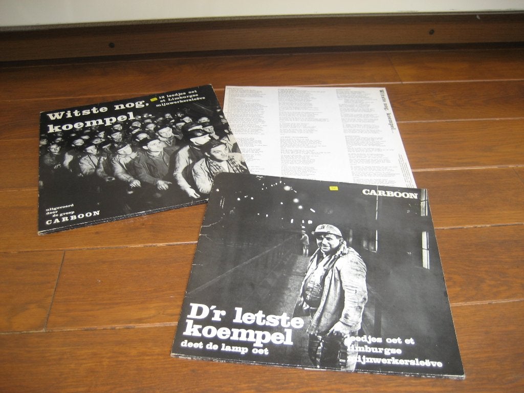 koempel lps 2x serie limburg mijnen, Ophalen of Verzenden, Zo goed als nieuw, 12 inch, Streekmuziek