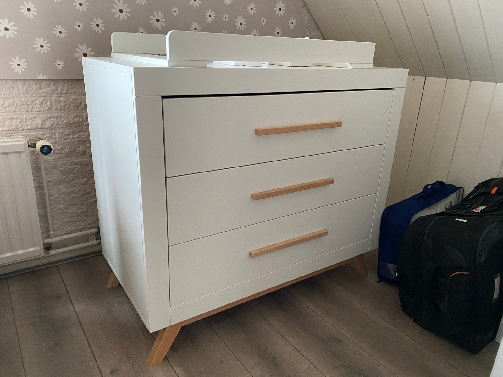 Bopita Fenna Babybedje en commode - Zo goed als nieuw, Ophalen, 70 tot 85 cm, 140 tot 160 cm, Zo goed als nieuw