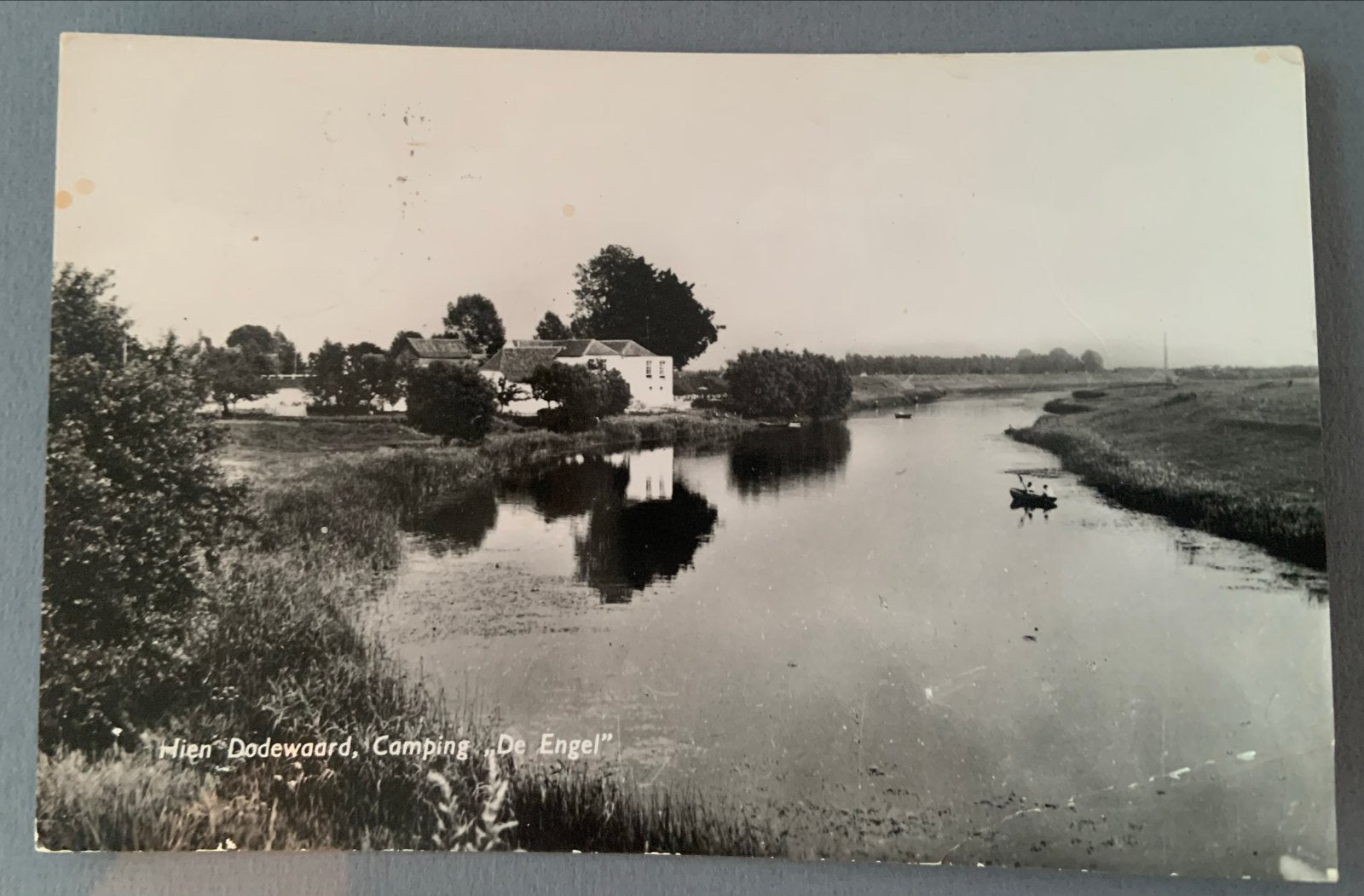 Doodewaard, Camping "De Engel", Verzenden, 1940 tot 1960, Gelopen, Gelderland