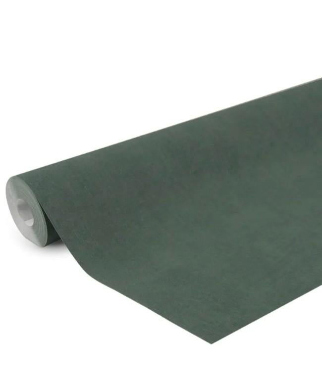 Vliesbehang extra breed uni glans donkergroen, Ophalen, Groen