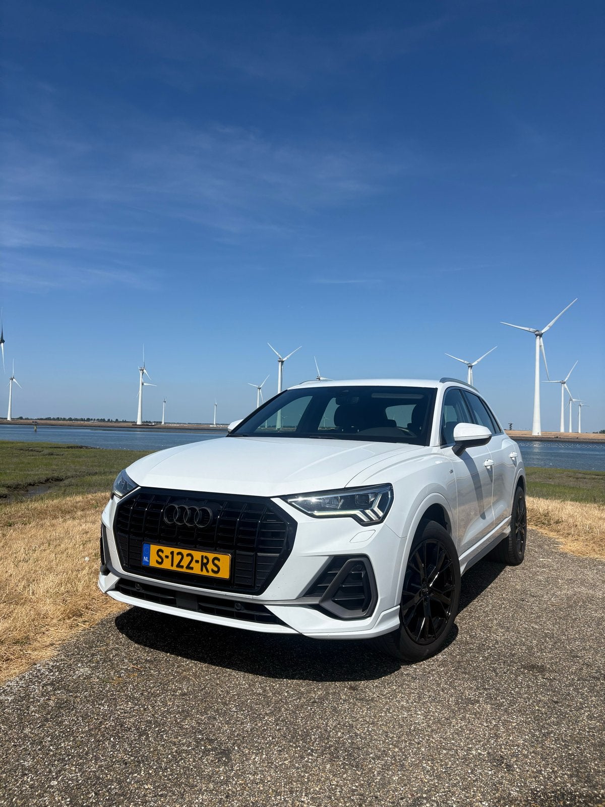 Audi Q3 35 Tfsi 150pk S Tronic 2019 Wit, Zwart, 4 cilinders, Lichtsensor, Wit