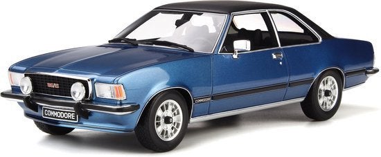 Opel Commodore B GS-E Blauw - Ottomobile modelauto 1:18, Ophalen of Verzenden, Nieuw, OttOMobile