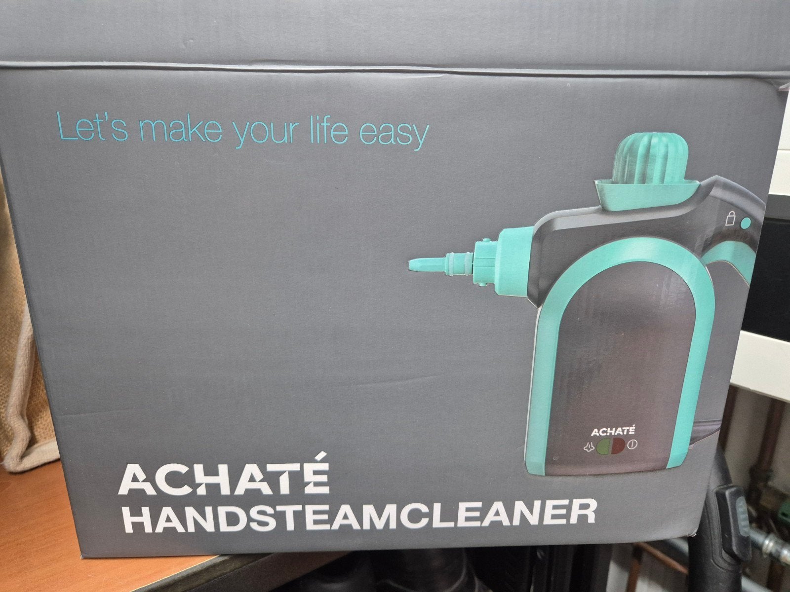 Achaté Handstoomreiniger - Compact en Krachtig, Witgoed en Apparatuur, Ophalen of Verzenden, Zo goed als nieuw