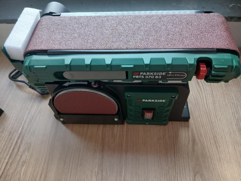 Band en schijfschuurmachine Nieuw, Doe-het-zelf en Verbouw, Gereedschap | Schuurmachines, Ophalen of Verzenden, Nieuw, Minder dan 600 watt