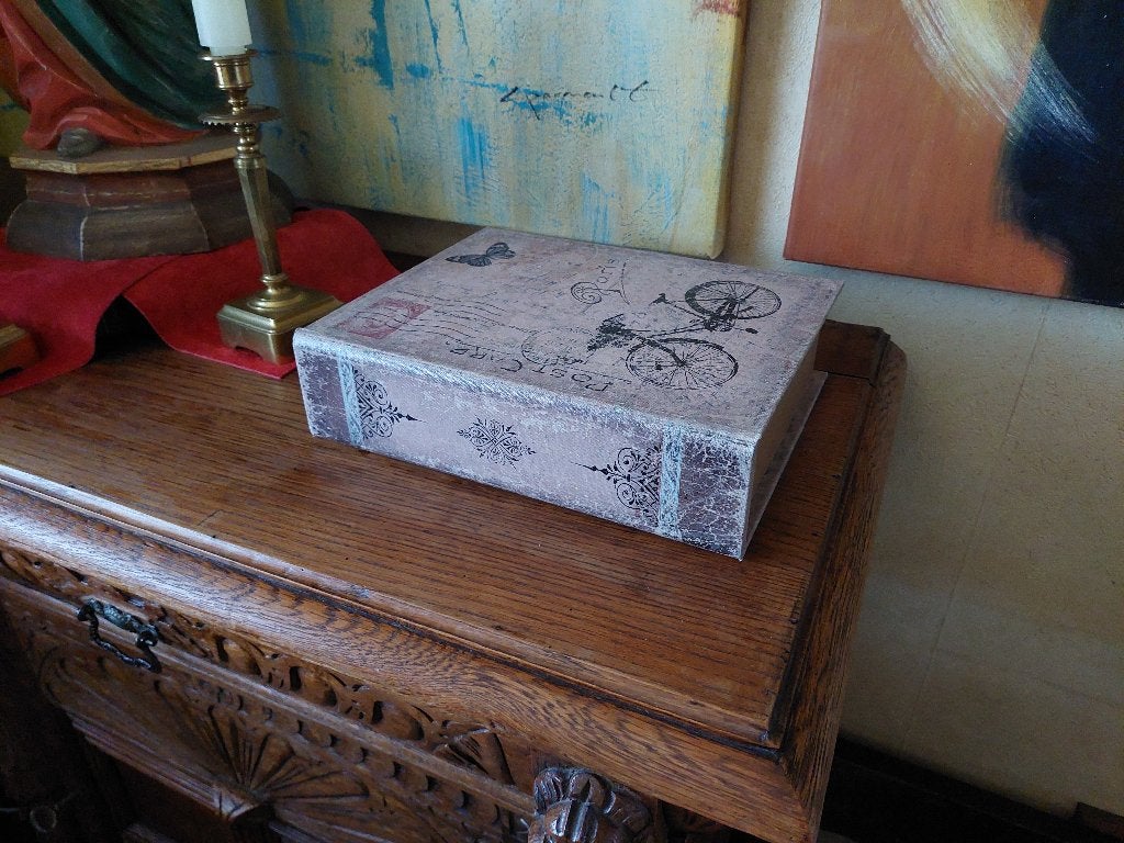 Boekdoos / Opbergboek / Hout, Ophalen of Verzenden