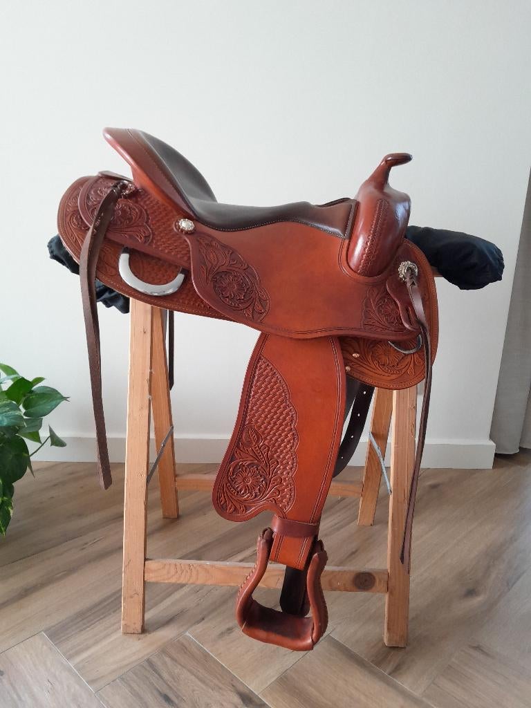 Zadel Freemax Western SET, Dieren en Toebehoren, Paarden en Pony's | Zadels, Ophalen, Zo goed als nieuw, Western