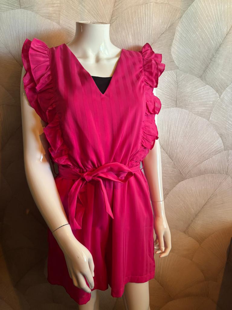 Lofty Manner playsuit - Maat L, Kleding | Dames, Jumpsuits, Nieuw, Maat 42/44 (L), Roze, Verzenden