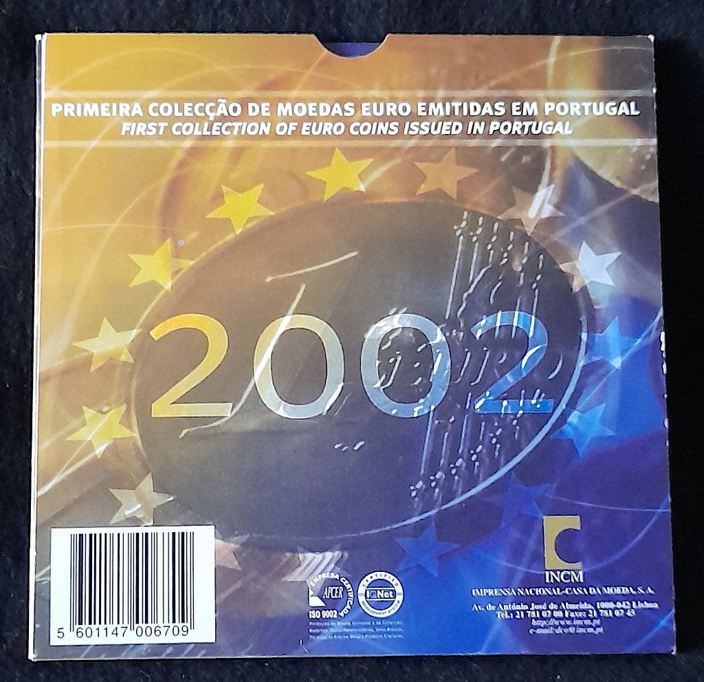 Portugal 2002 BU muntenset 1 cent t/m 2 euro, Postzegels en Munten, Munten | Europa | Euromunten, Ophalen of Verzenden, Portugal