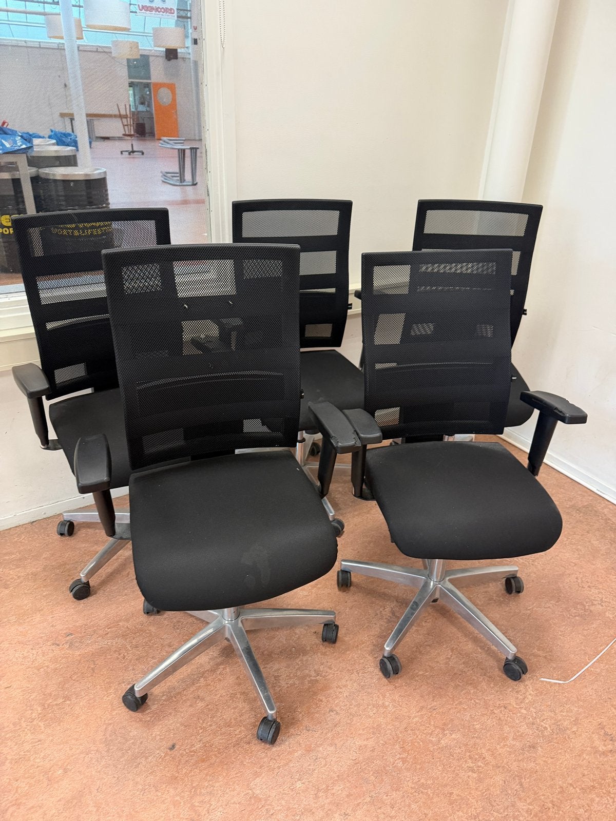 Bureaustoelen, Gebruikt, Zwart, Ophalen of Verzenden, Bureaustoel