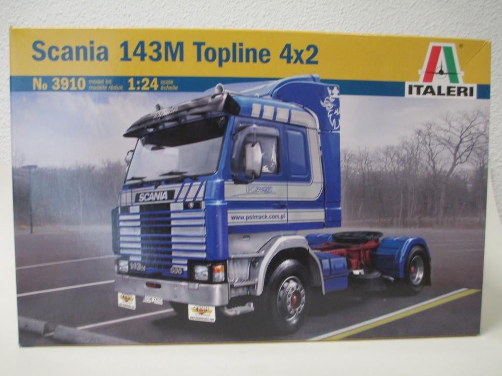 Scania 143m Topline 4x2 Italeri, Hobby en Vrije tijd, Italeri, Groter dan 1:32, Nieuw, Ophalen of Verzenden