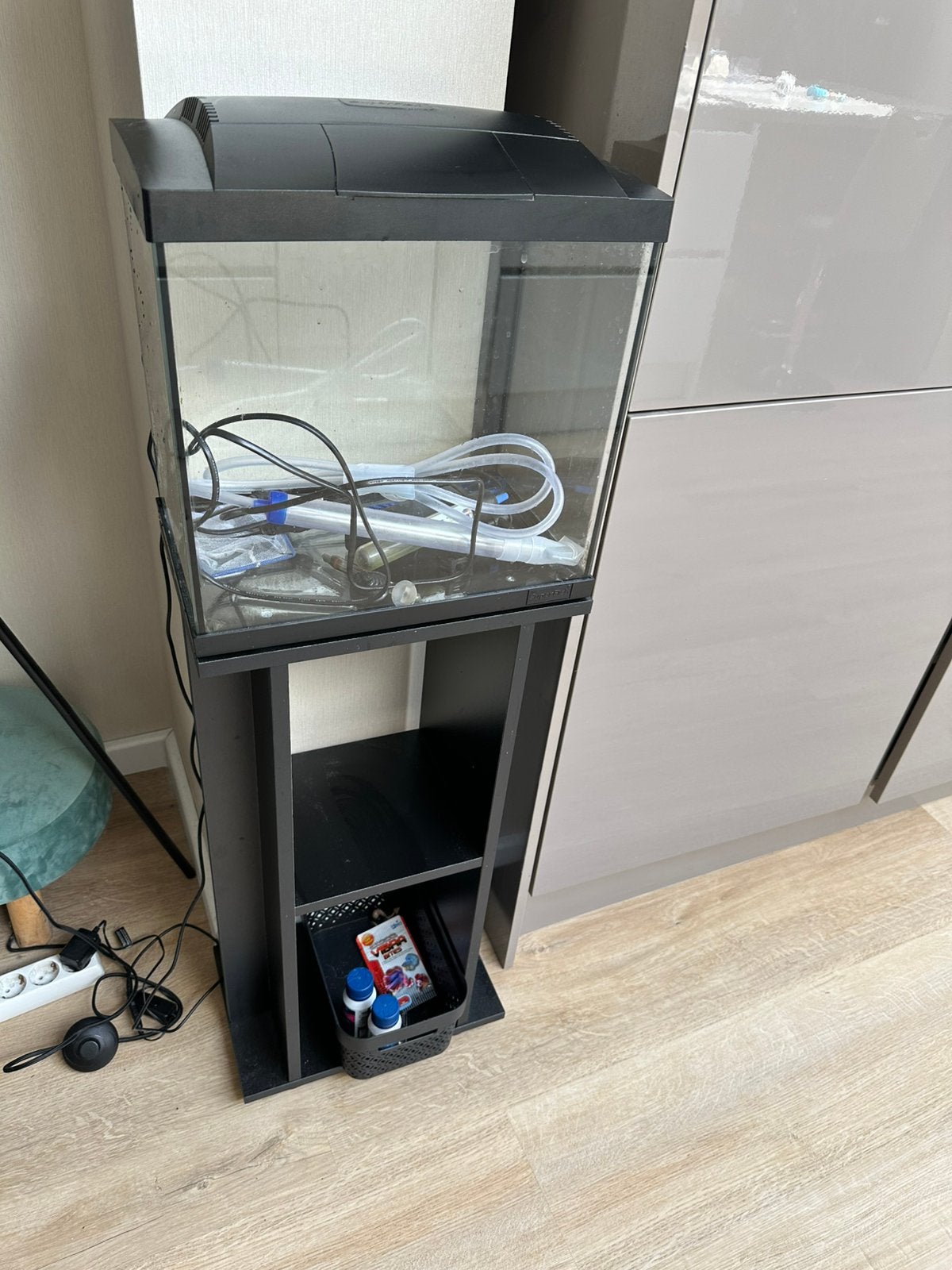 Aquarium met toebehoren, Ophalen, Zo goed als nieuw, Leeg aquarium
