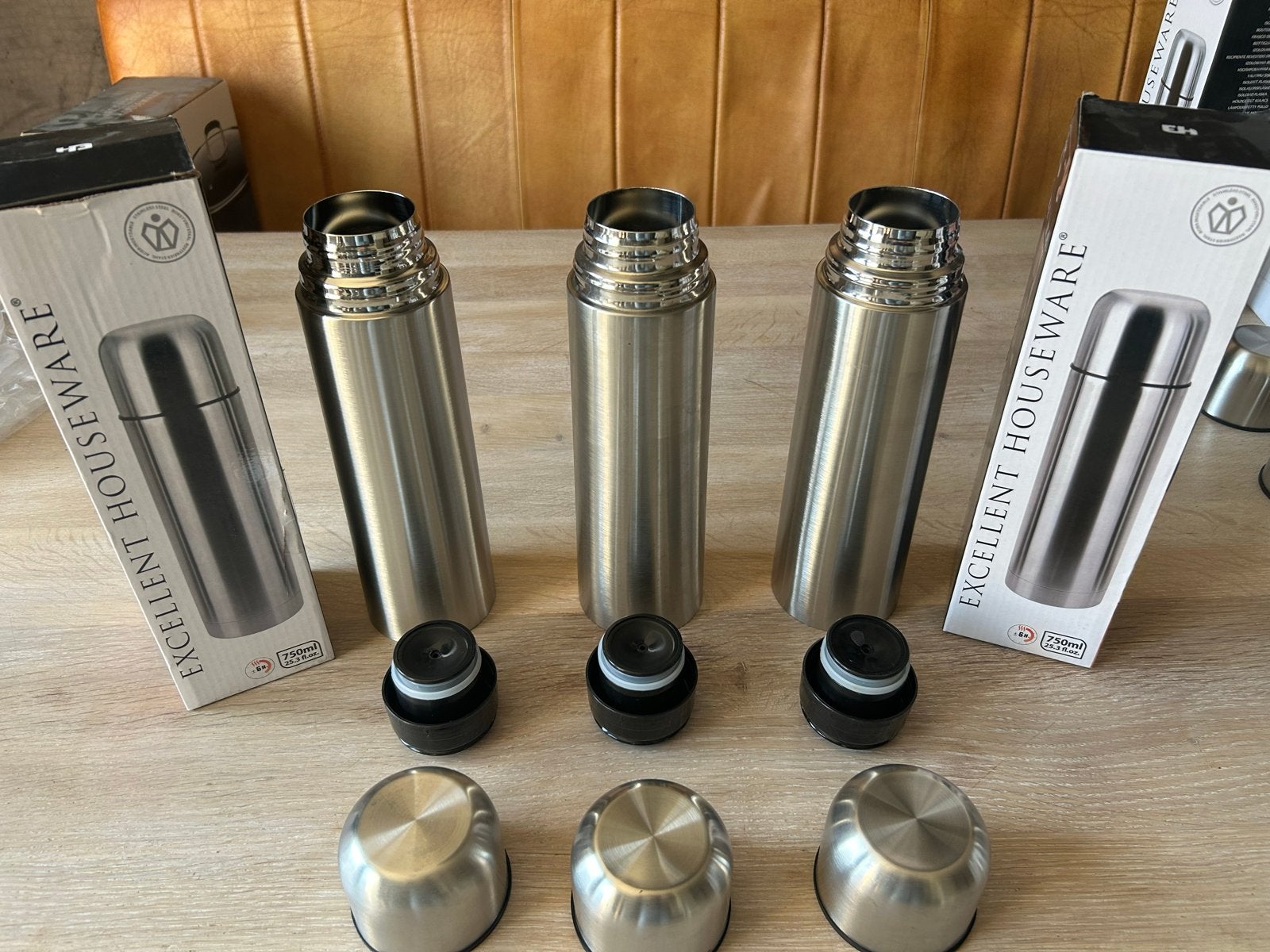 Excellent Houseware Thermosfles - 750ml - RVS, Overige typen, Ophalen of Verzenden, Metaal, Overige merken