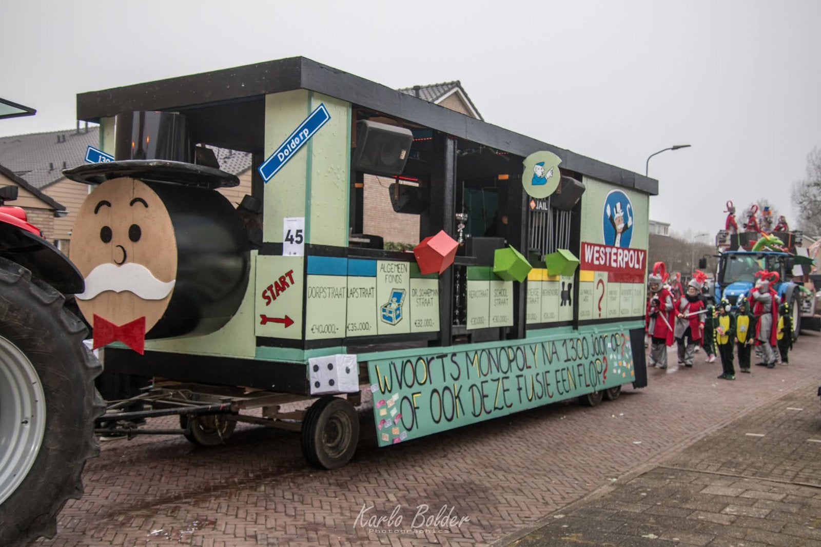 Grote carnavalswagen te koop, Ophalen, Carnaval