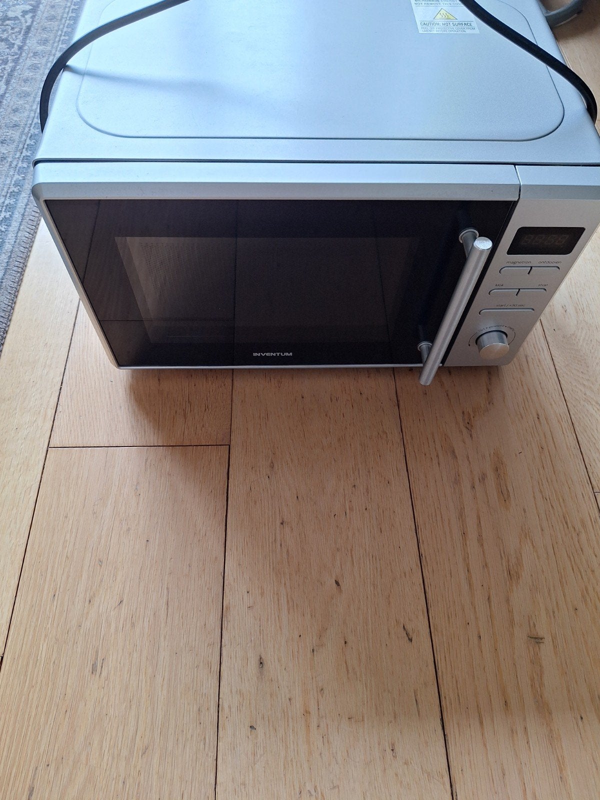Inventum MN207S/02 Magnetron - Zilver, Ophalen, Zo goed als nieuw