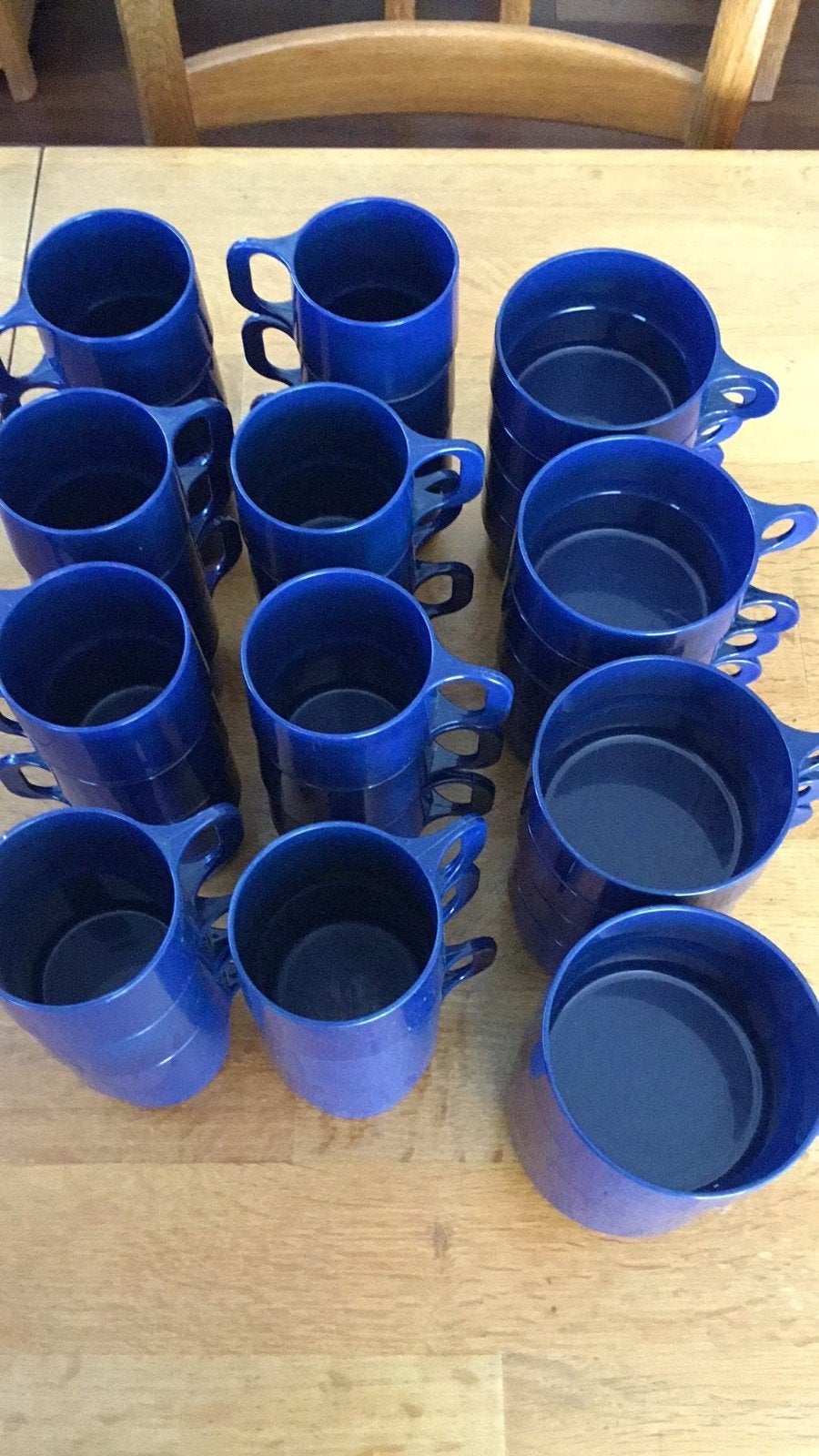 Camping Serviesdelen Coppia- Blauw/ Geel/ Roze, Ophalen