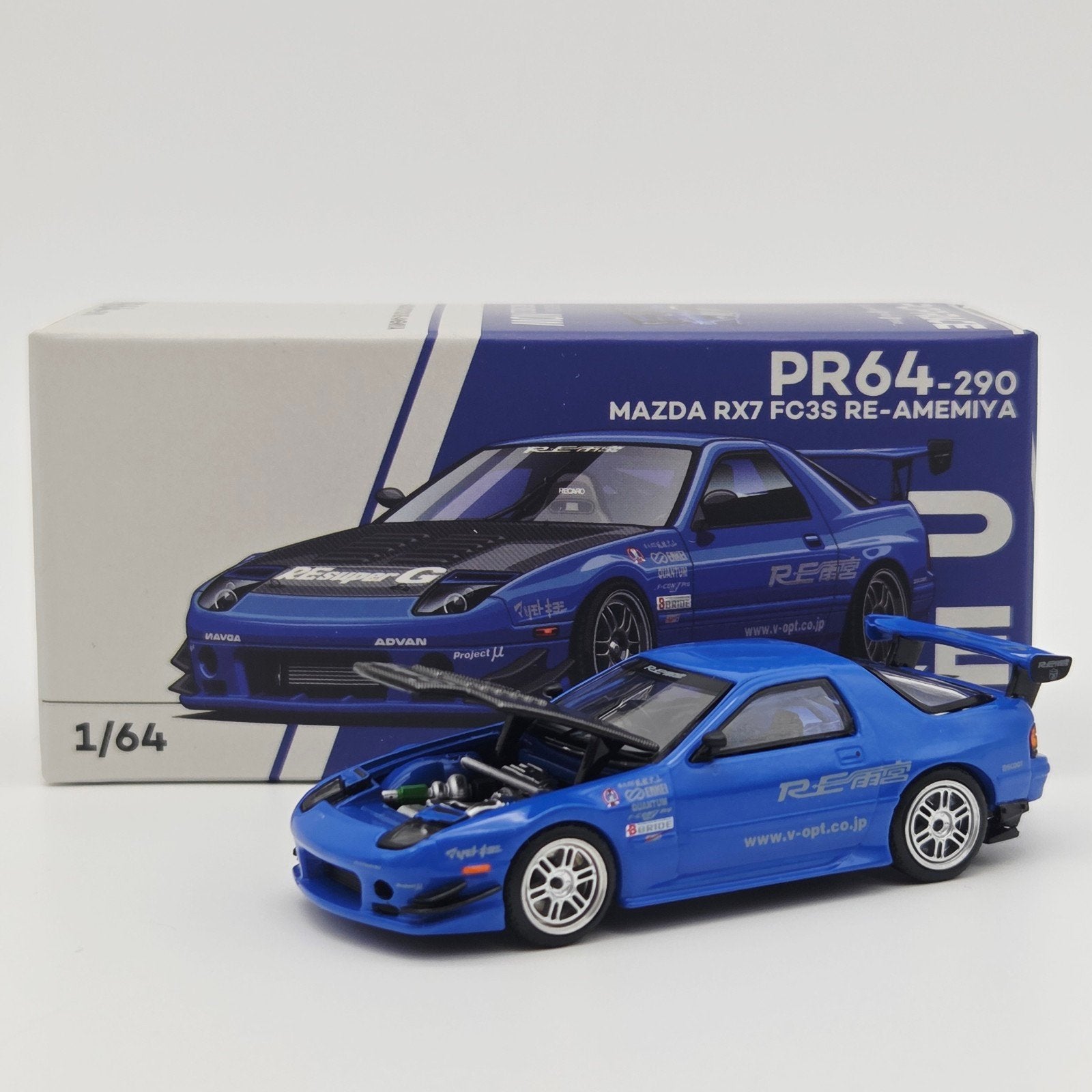 Pop Race – Mazda RX-7 (FC3S) RE-AMEMIYA, blue