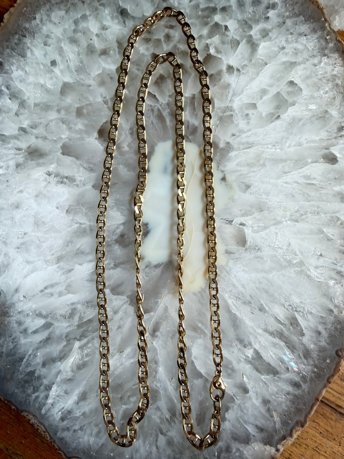 Schakelketting, Verzenden, Zo goed als nieuw, Goud, Overige materialen