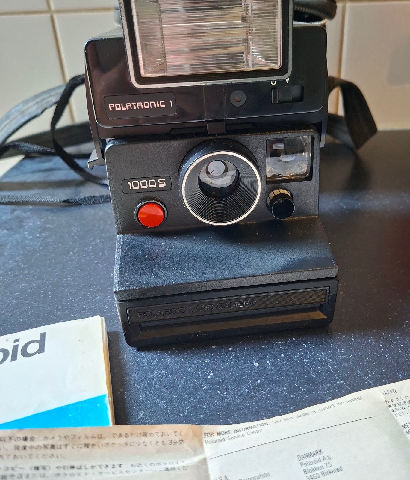 Polaroid 1000S Land Camera met Polatronic 1 flitser, Audio, Tv en Foto, Ophalen of Verzenden, Gebruikt, Polaroid, Polaroid