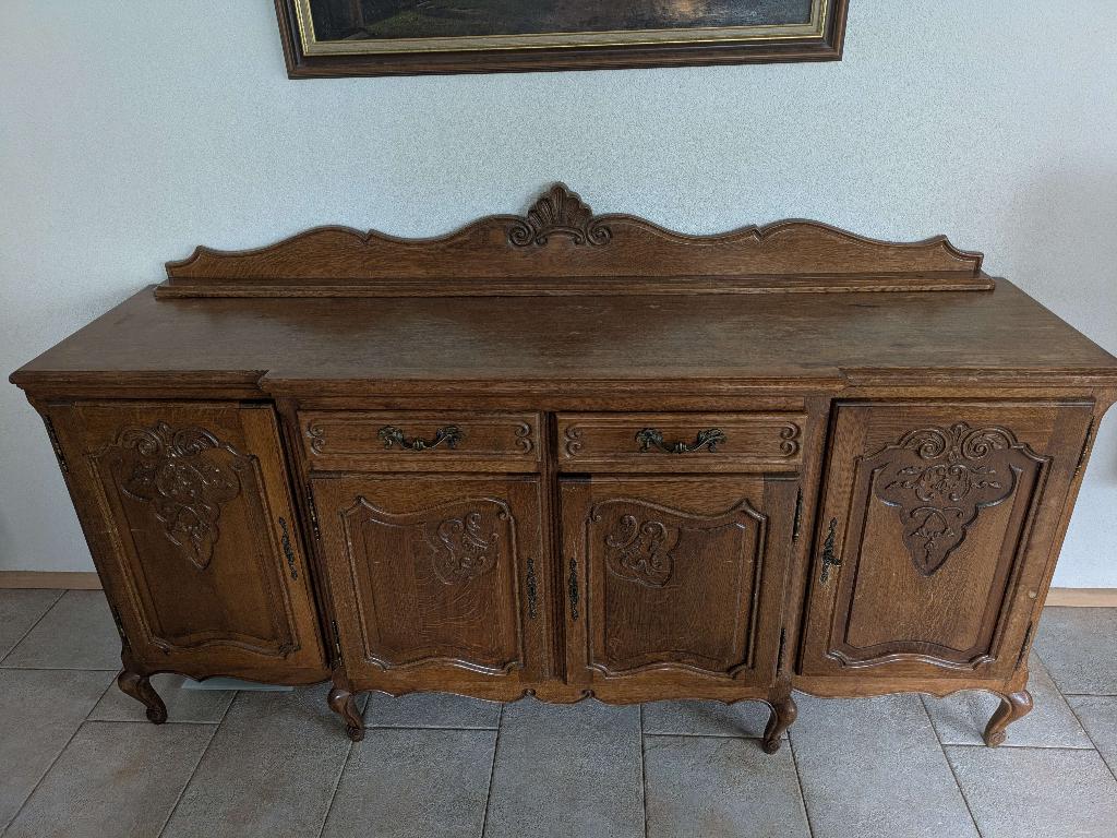 Mooi Eiken Dressoir / Kast – Vintage – Goede Staat, Ophalen, Met deur(en), Eikenhout, Zo goed als nieuw