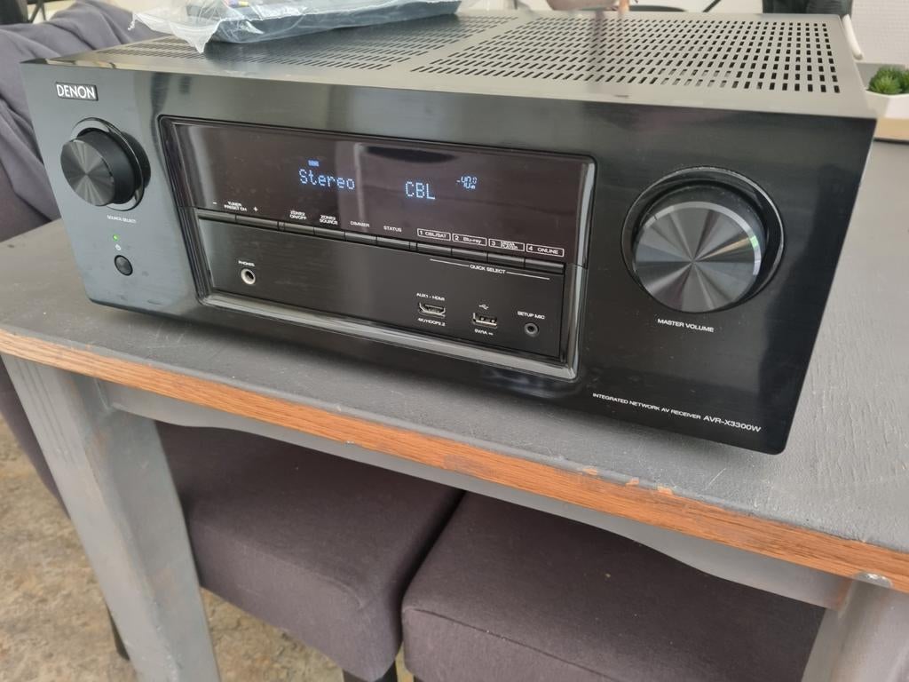 Denon avr-x 3300w internet bleutooth versterker, Audio, Tv en Foto, Versterkers en Receivers, Ophalen of Verzenden, Zo goed als nieuw