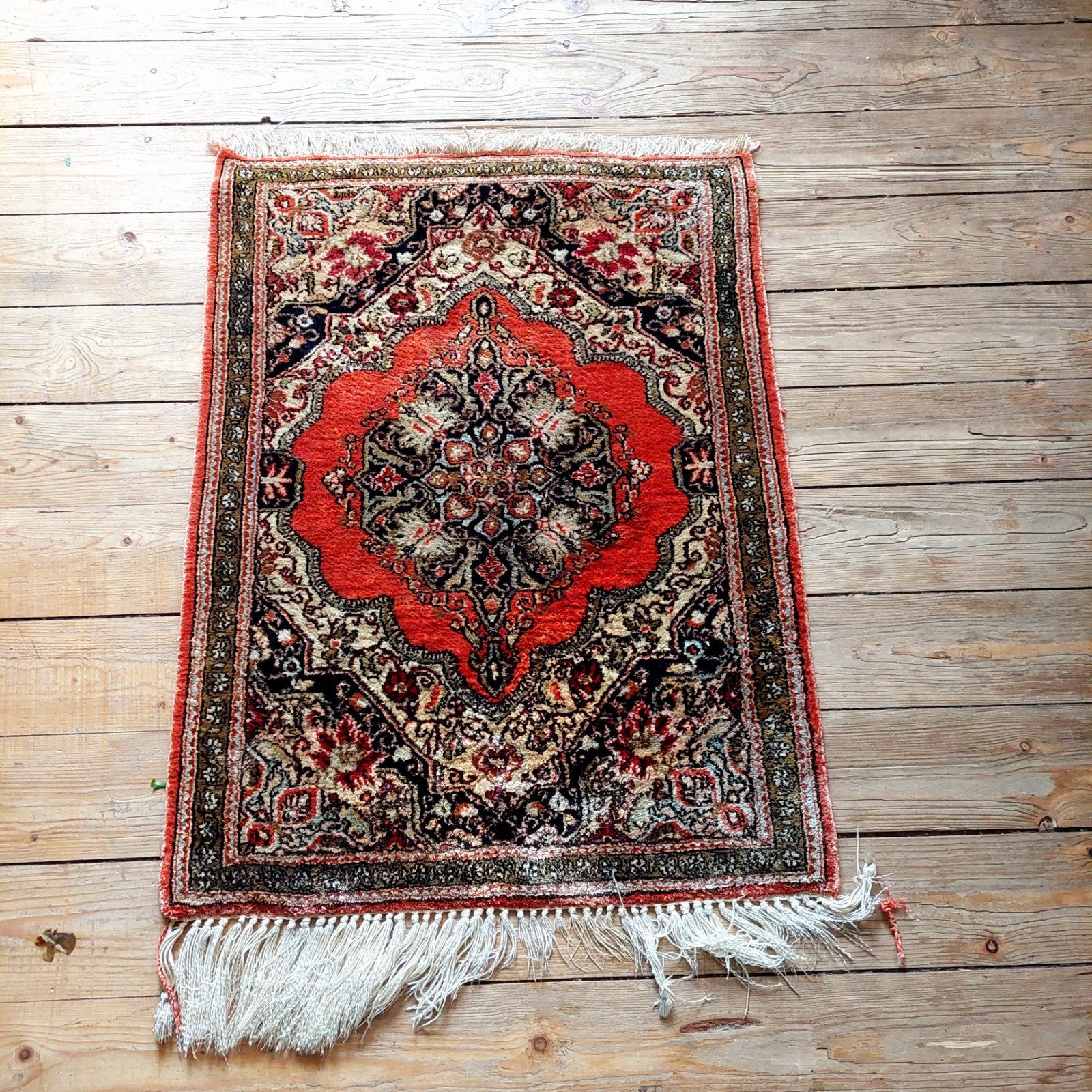 Lucky Vintage Perzisch Ghom  vloerkleed, Ophalen of Verzenden