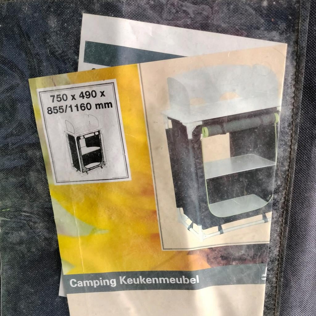 Camping keukenkastje te koop, Ophalen, Zo goed als nieuw