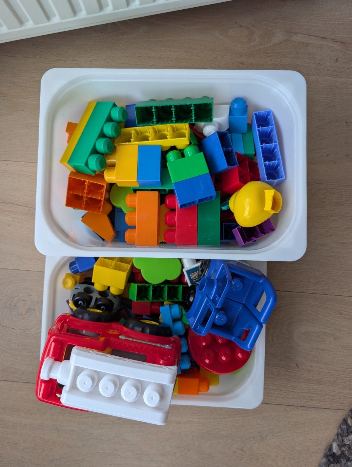 Mega Bloks Verzameling met Auto en Brandweerwagen, Ophalen of Verzenden, Gebruikt, Megabloks