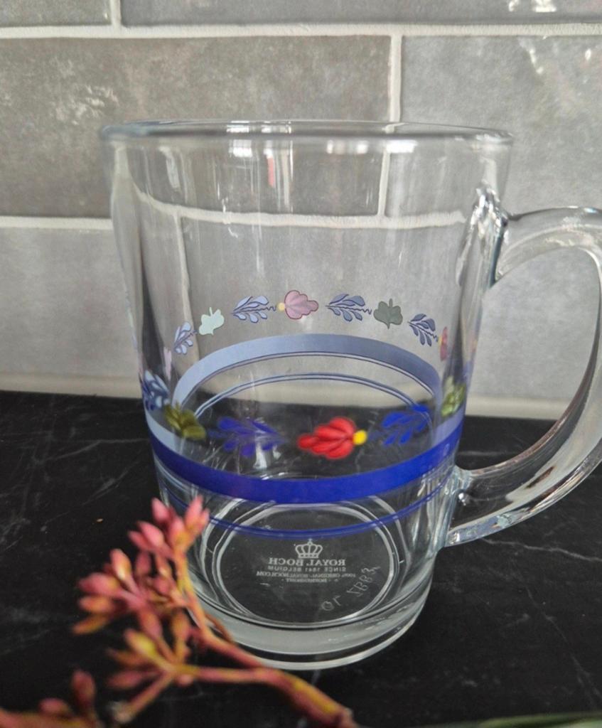 Boerenbont glas/mok, Ophalen of Verzenden, Zo goed als nieuw, Aardewerk, Kop(pen) en/of Schotel(s)