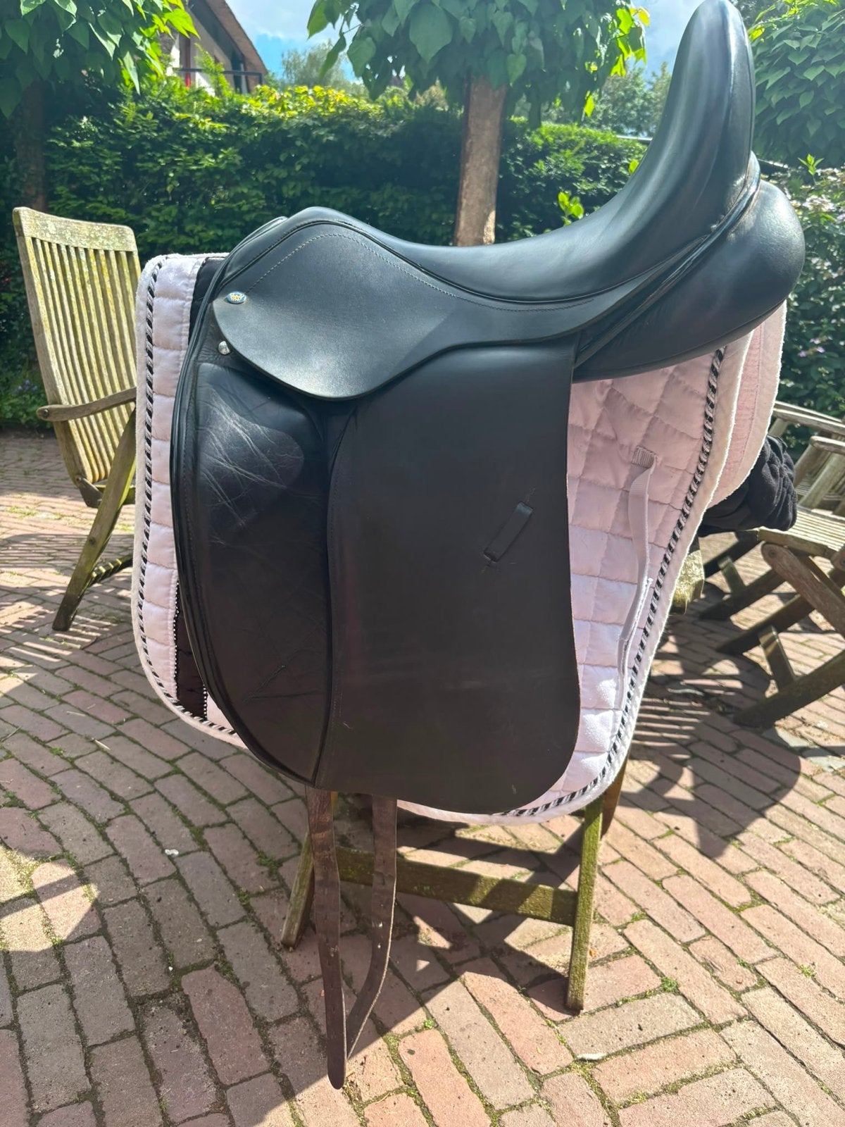 Prachtig dressuurzadel KM 17,5 inch, Ophalen of Verzenden, Dressuur