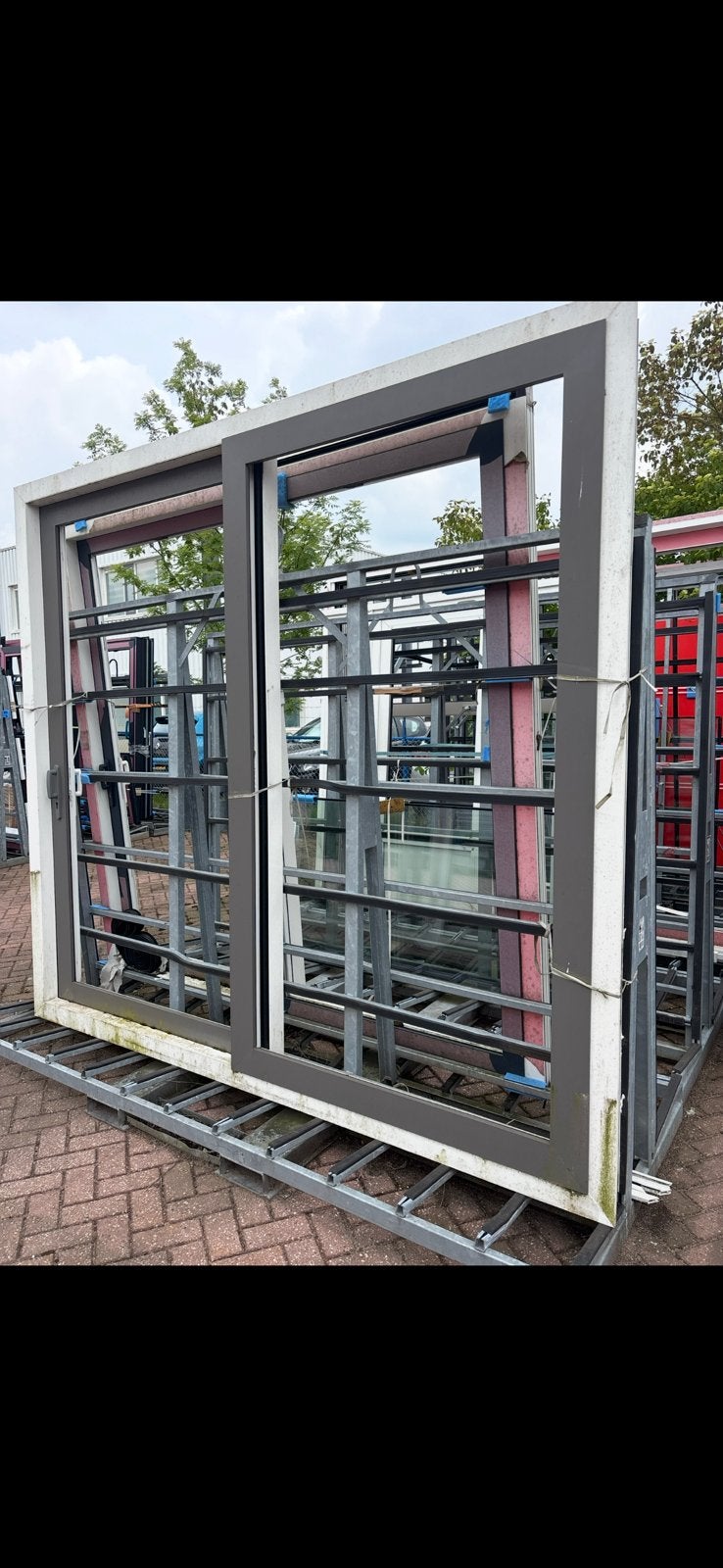 Kunstof schuifpui 240x 270, Ophalen, Zo goed als nieuw
