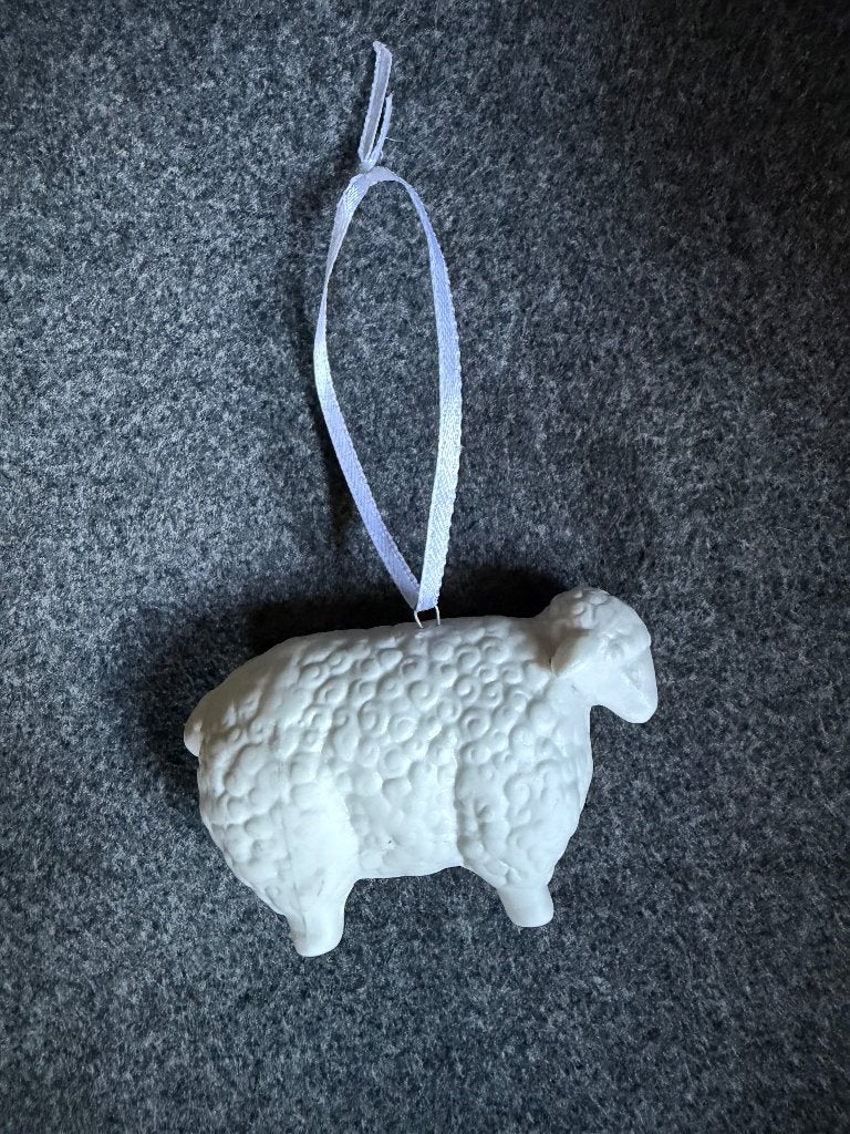 Hanger schaapje schaap, Ophalen of Verzenden, Zo goed als nieuw, Boerderijdier, Beeldje of Figuurtje