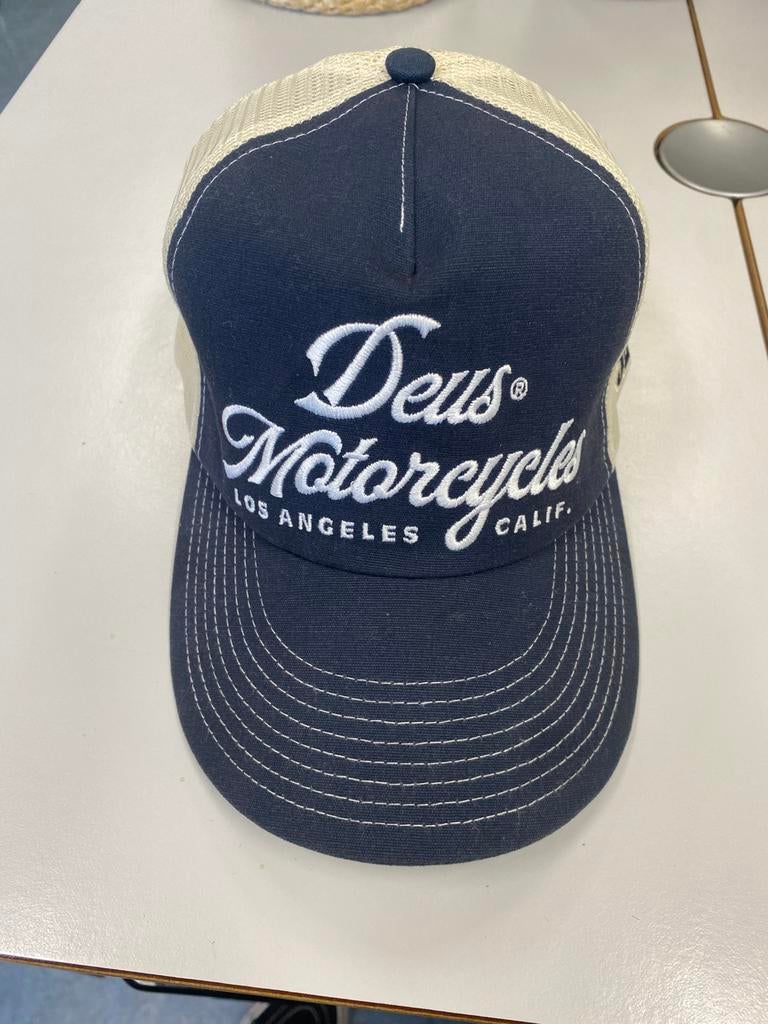 Deus Motorcycles pet, Ophalen of Verzenden, Zo goed als nieuw, One size fits all, Pet