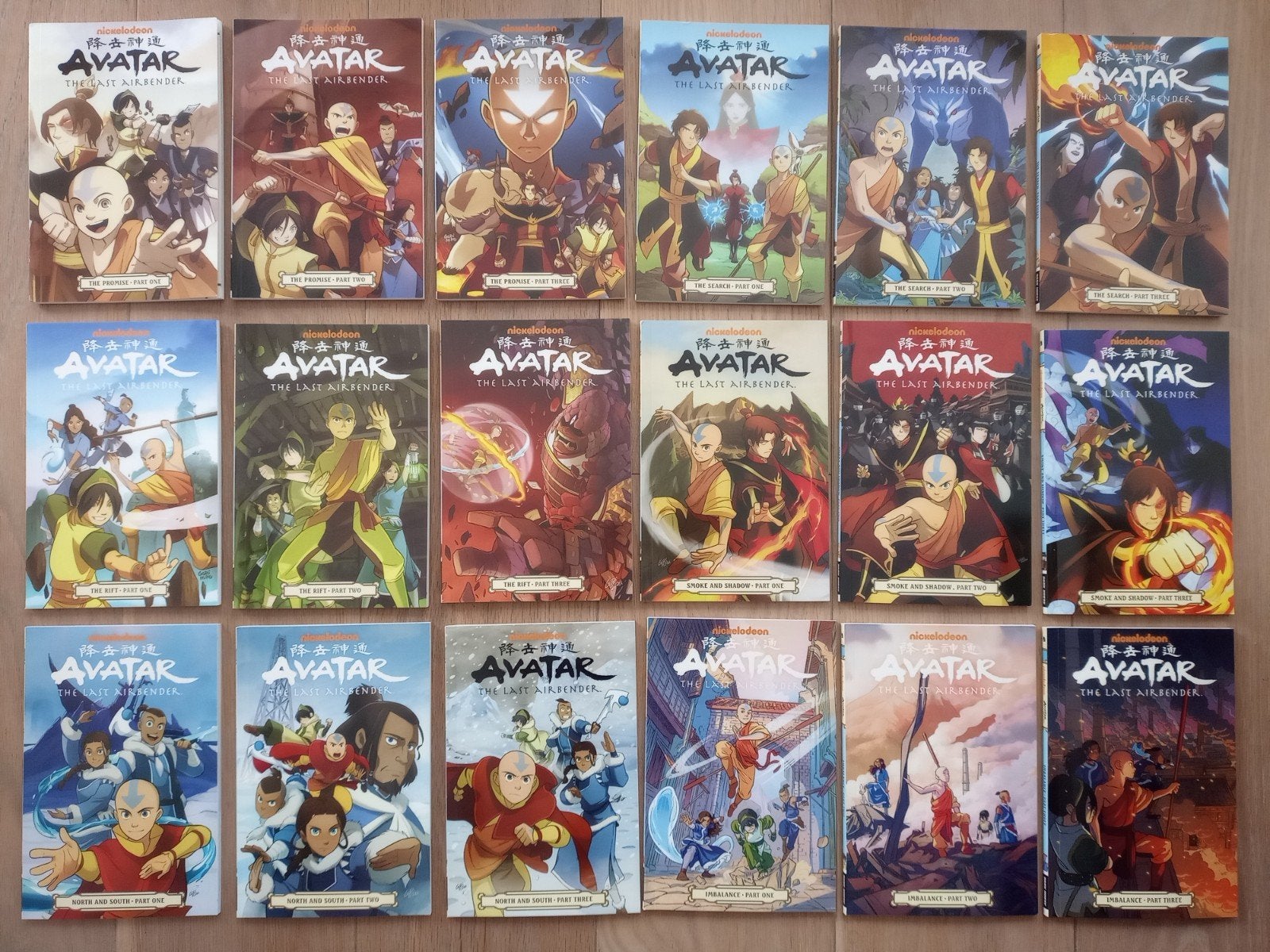 Avatar The Last Airbender Dark Horse Comics (complete serie), Complete serie of reeks, Ophalen, Zo goed als nieuw, Amerika