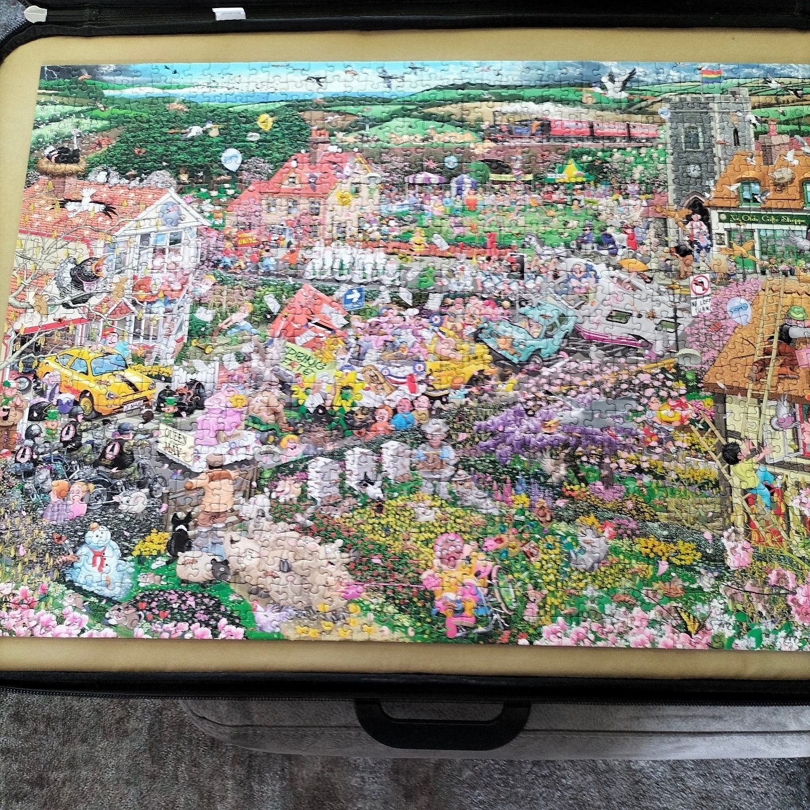 gibson puzzel, Ophalen, 500 t/m 1500 stukjes, Gebruikt, Legpuzzel